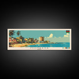 Mombasa, Kenya Panoramic Canvas Print, Mombasa, Kenya Painting, Kenya Art, Mombasa Travel Poster, Travel Art, Guest Room Painting