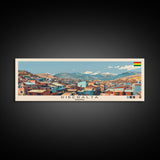 Riberalta, Bolivia Panoramic Canvas Print, Riberalta, Bolivia Painting, Bolivia Art, Riberalta Travel Poster, Travel Art, Living Room Painting