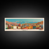 Salta, Argentina Panoramic Canvas Print, Salta, Argentina Painting, Argentina Art, Salta Travel Poster, Travel Art, Living Room Painting