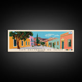 San Salvador de Jujuy, Argentina Panoramic Canvas Print, San Salvador de Jujuy, Argentina Painting, Argentina Art, San Salvador de Jujuy Travel Poster, Travel Art, Living Room Painting