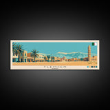 Tlemcen, Algeria Panoramic Canvas Print, Tlemcen, Algeria Painting, Algeria Art, Tlemcen Travel Poster, Travel Art, Housewarming Gift