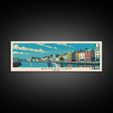 Waterford, Ireland Panoramic Canvas Print, Waterford, Ireland Painting, Ireland Art, Waterford Travel Poster, Travel Art, Housewarming Gift