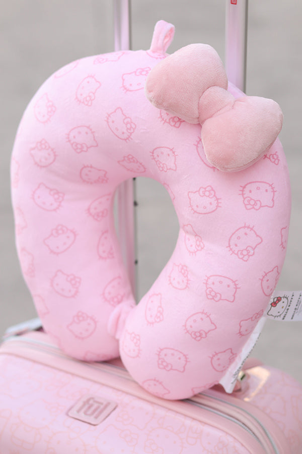 Hello Kitty Travel Neck Pillow Pink