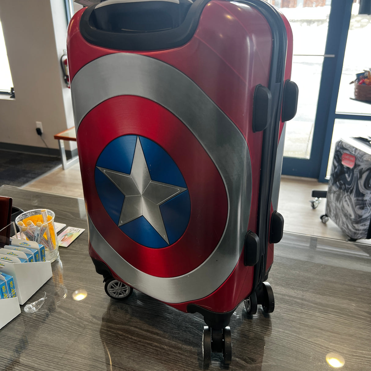 Captain America Style Superhero Luggage