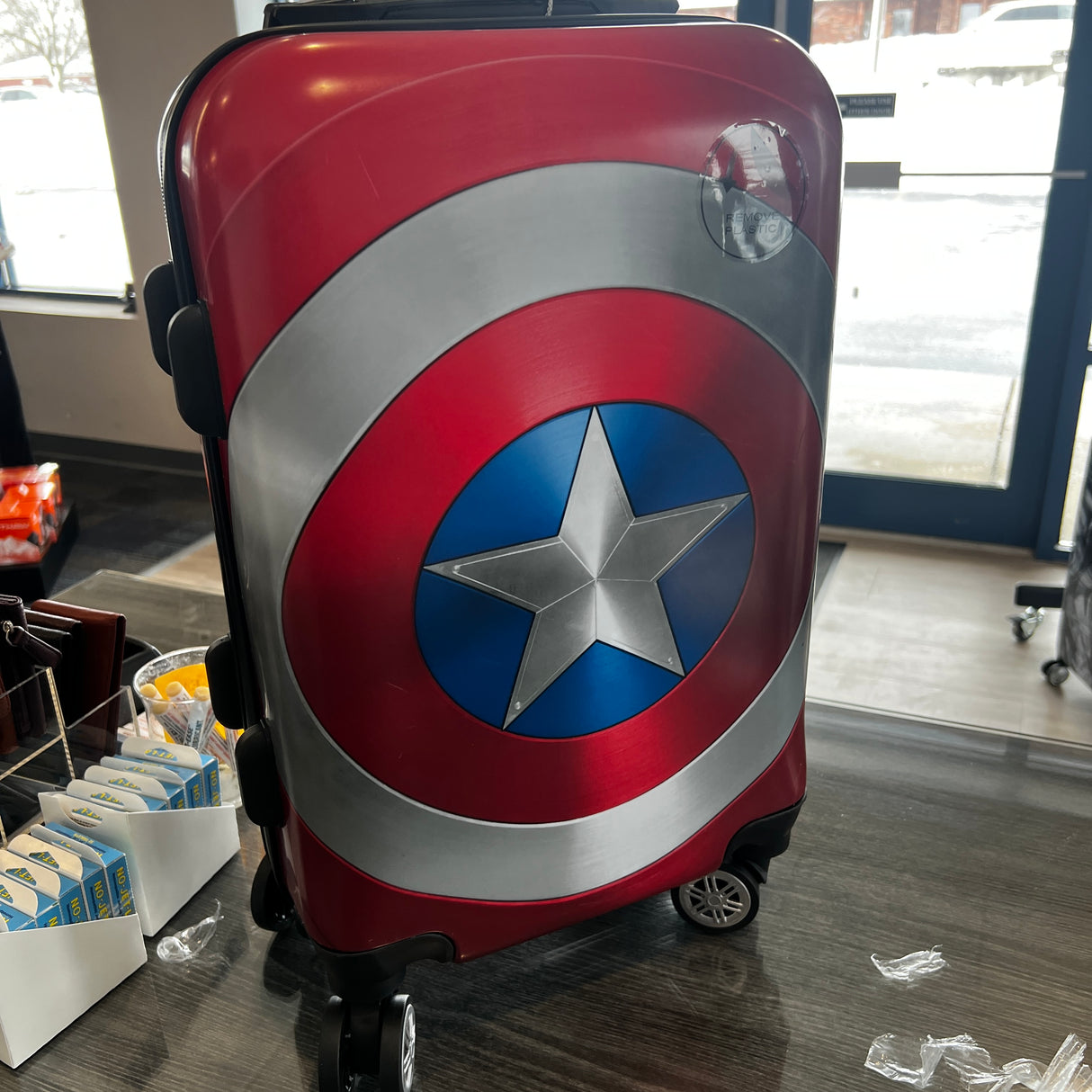 Captain America Style Superhero Luggage