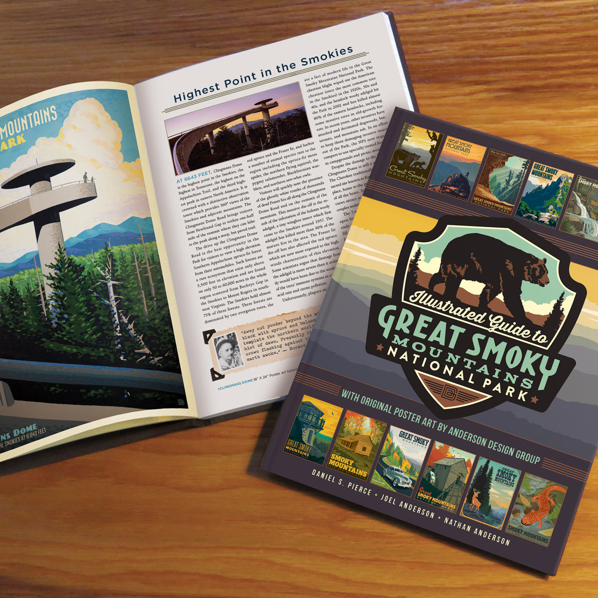 Illustrated Guide to Great Smoky Mountains National Park: Hard Cover Coffee Table Book