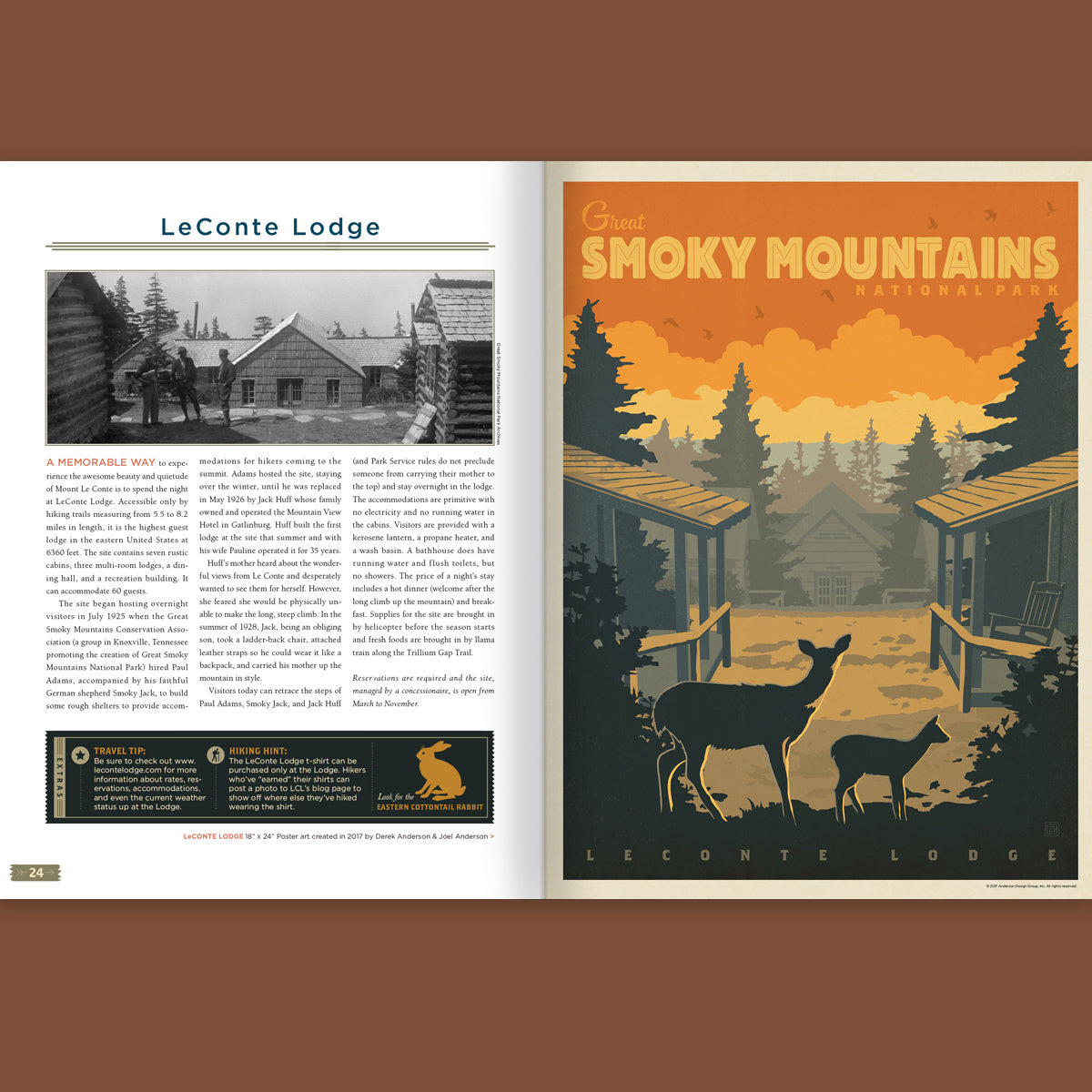 Illustrated Guide to Great Smoky Mountains National Park: Hard Cover Coffee Table Book