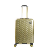 Ful Groove 27" Expandable Hardside Spinner Luggage, Gold