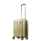 Ful Groove 22" Expandable Hardside Spinner luggage, Gold