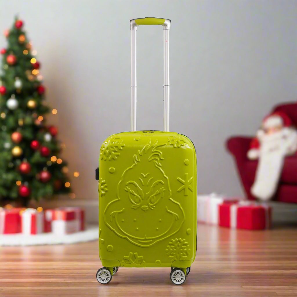 Dr. Seuss Grinch Ful 22" Carry-on Spinner Luggage