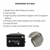 Grooming Kit Box, Black