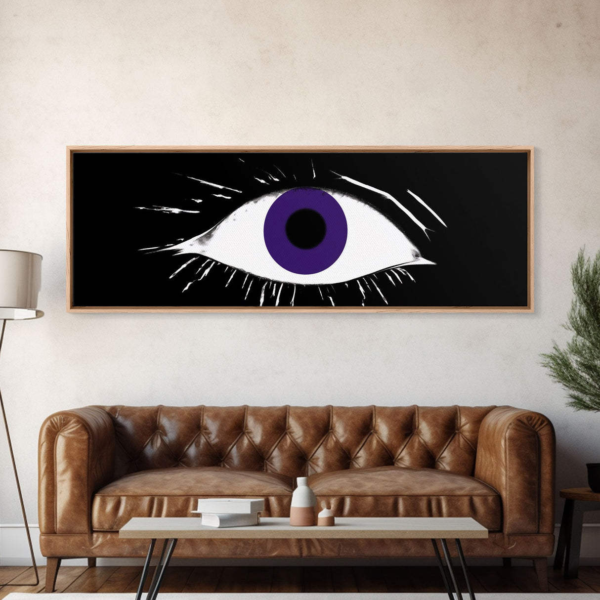 Eye Art Print, Big Eye Art, Canvas Print, Eye Canvas Art, Eye Art Original, Framed Art Print, Wall Decor, Panoramic, Wall Art, Canvas Print