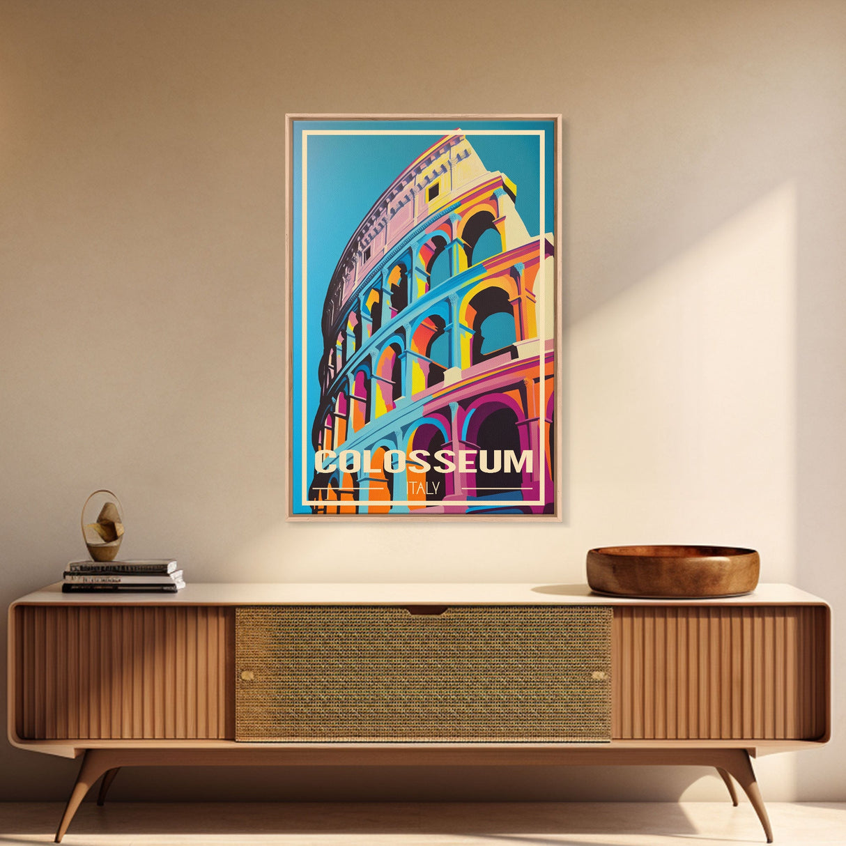 Colosseum, Rome Wall Art, Italy Travel Poster, Europe Wall Art, Travel Wall Print, Travel Poster, Travel Wall Art, Canvas Wall Print