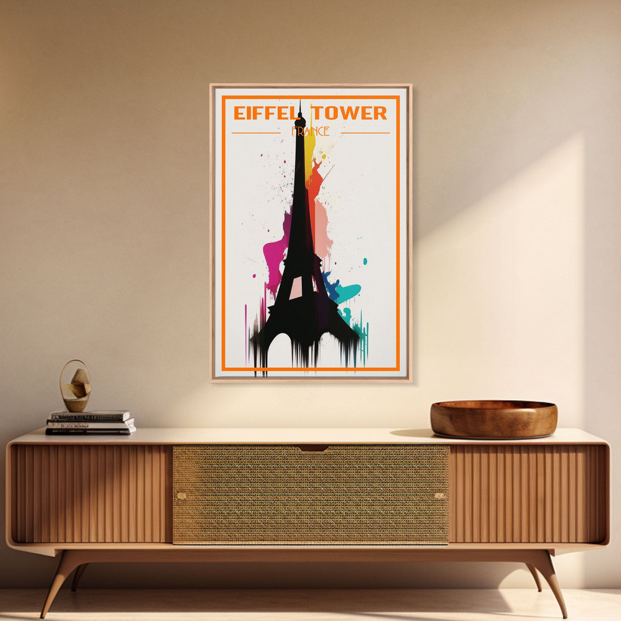 France Travel Poster, Eiffel Tower Wall Art, Paris, Europe Wall Art, Travel Wall Print, Travel Poster, Travel Wall Art, Canvas Wall Print