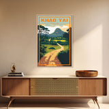 Khao Yai Wall Art, Thailand Art Print, Thai Wall Art, Asia Wall Print, Travel Wall Print, Travel Poster, Travel Wall Art, Canvas Wall Print