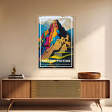 Machu Picchu Wall Art, Peru Poster, South America Wall Print, Travel Wall Print, Travel Poster, Travel Wall Art, Canvas Wall Print