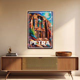 Petra Wall Art, Jordan Wall Poster, Asia Wall Art, Rose City, Travel Wall Print, Travel Poster, Travel Wall Art, Canvas Wall Print