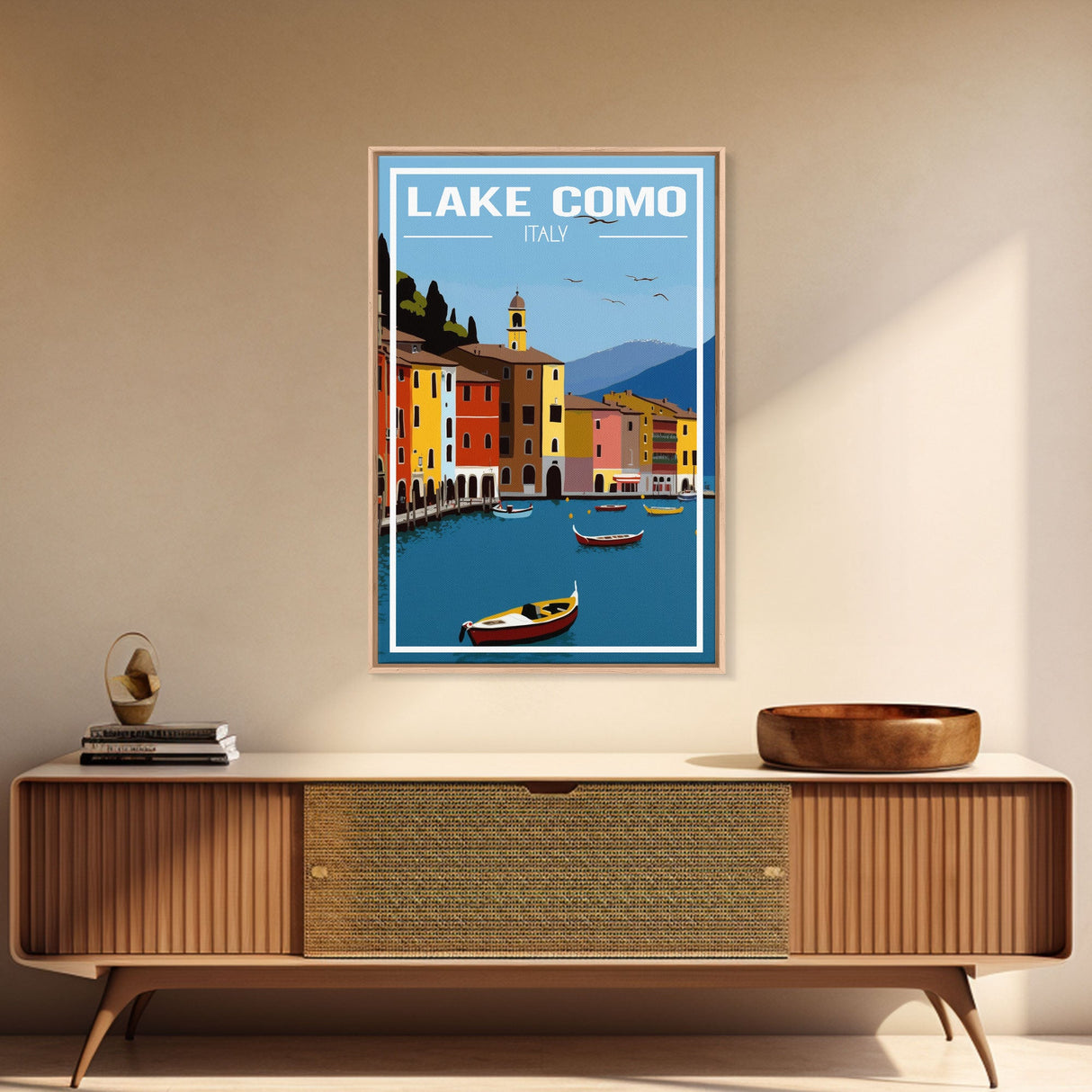 Lake Como Wall Print, Italy Wall Art, Europe Poster, Italy Poster, Travel Wall Print, Travel Poster, Travel Wall Art, Canvas Wall Print