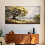 Lake Wall Art, Tree Art, Nature Landscape Wall Art, Panoramic Art, Wall Art, Canvas Art, Landscape Art, Real Estate Gift, Above Bed Art