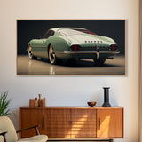 Classic Car Wall Art, Car Art, Automotive Art, Panoramic Art, Wall Art, Canvas Art, Landscape Art, Landscape Print, Gift For Car Lovers