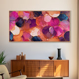 Colorful Print, Vibrant Abstract Wall Art, Panoramic Art, Wall Art, Canvas Art, Landscape Art, Living Room Prints, Retirement Gifts, Prints