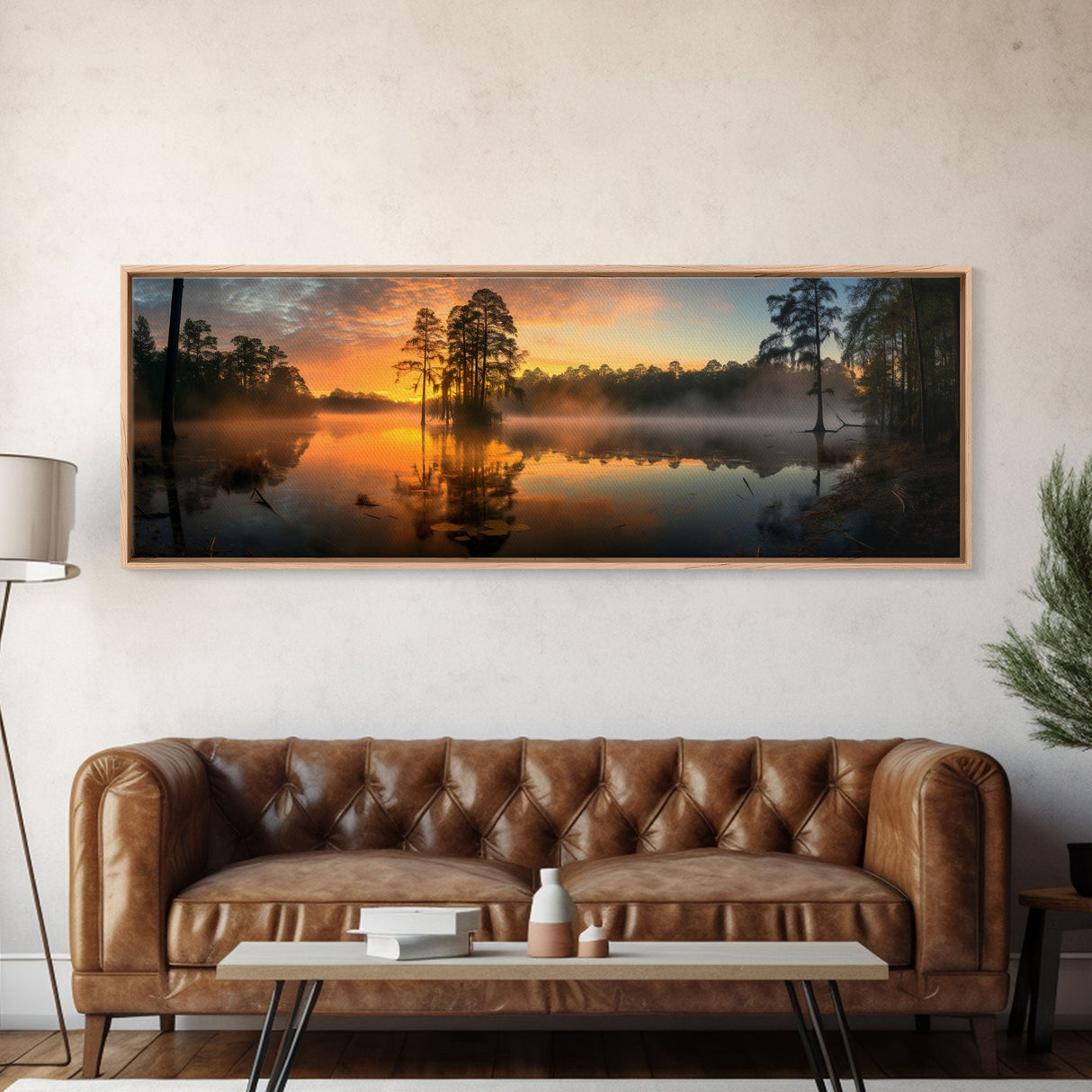 Panoramic of Congaree National Park, Extra Large Wall Art, Panoramic Wall Art, Panoramic Print, Landscape Photography, Landscape Print