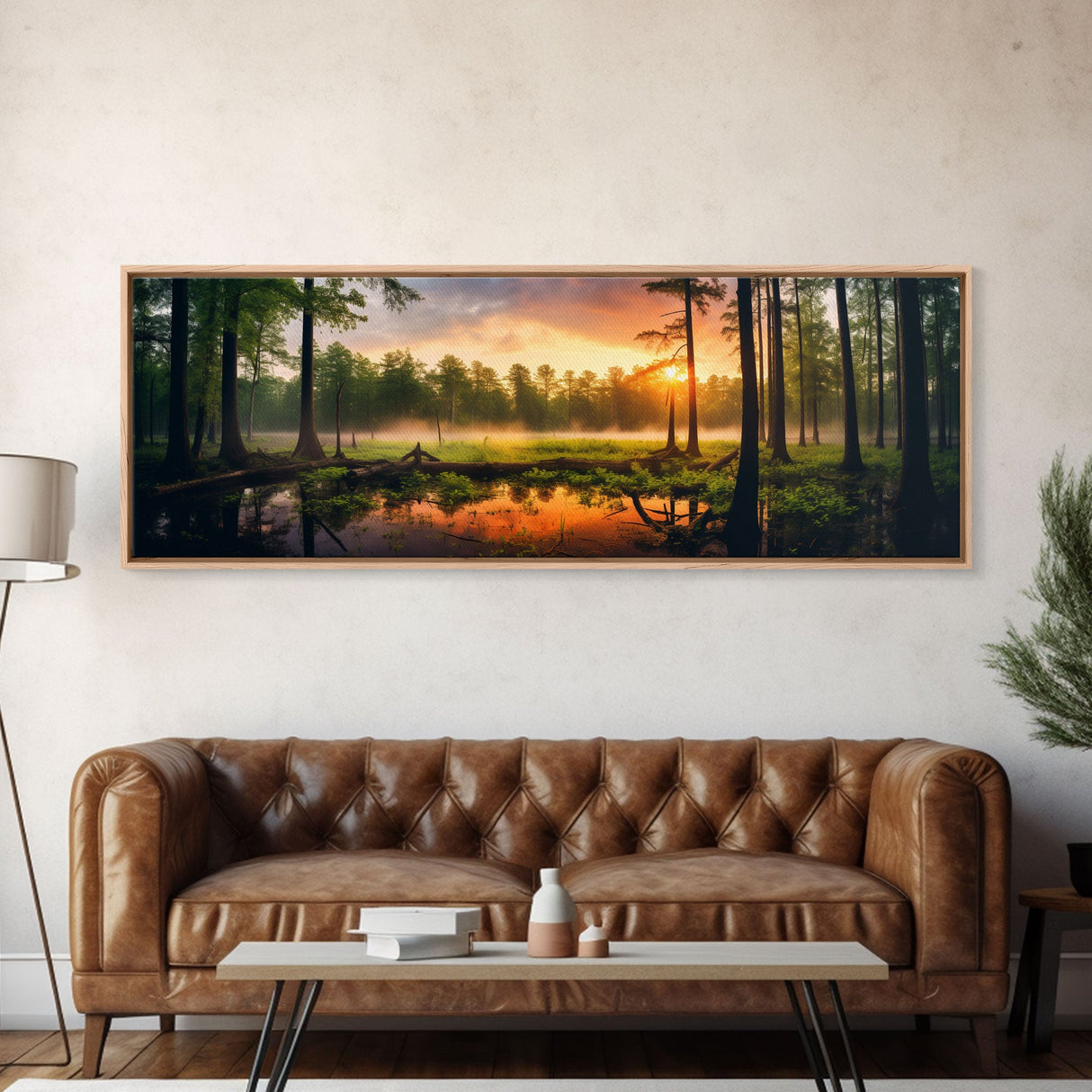 Panoramic of Congaree National Park, Extra Large Wall Art, Panoramic Wall Art, Panoramic Print, Landscape Photography, Landscape Print