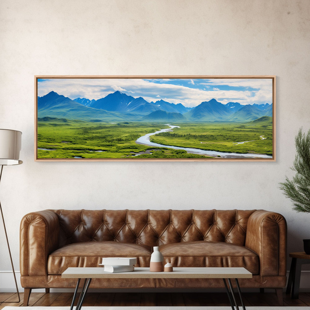 Panoramic of Denali National Park, Extra Large Wall Art, Panoramic Wall Art, Panoramic Print, Landscape Photography, Landscape Print