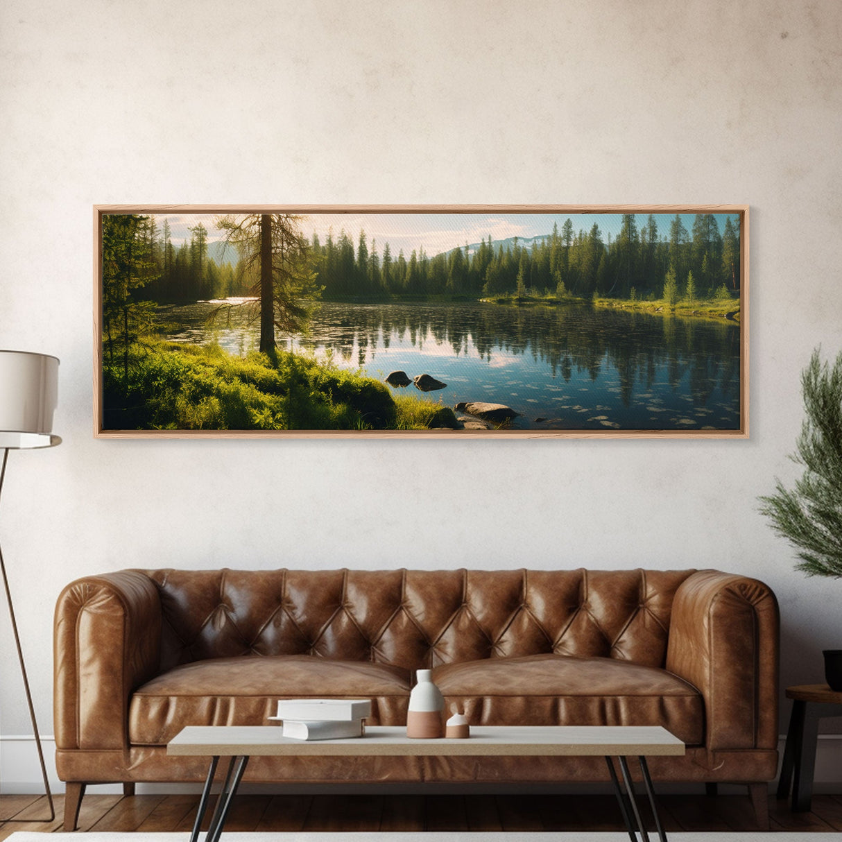 Panoramic of Finnish Lapland In Summer, Extra Large Wall Art, Panoramic Wall Art, Panoramic Print, Landscape Photography, Landscape Print