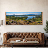 Panoramic of Finnish Lapland In Summer, Extra Large Wall Art, Panoramic Wall Art, Panoramic Print, Landscape Photography, Landscape Print