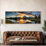 Panoramic of Grand Teton National Park, Extra Large Wall Art, Panoramic Wall Art, Panoramic Landscape Print, Landscape Photography