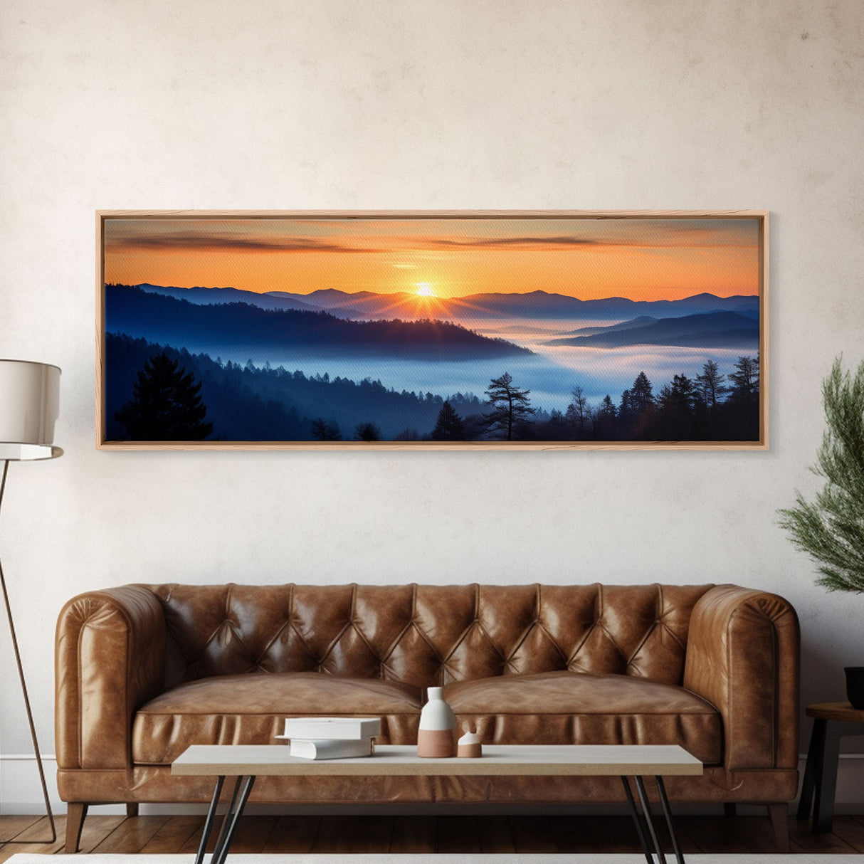 Panoramic of Great Smoky Mountains National Park, Extra Large Wall Art, Panoramic Wall Art, Panoramic Landscape Print, Landscape Photography