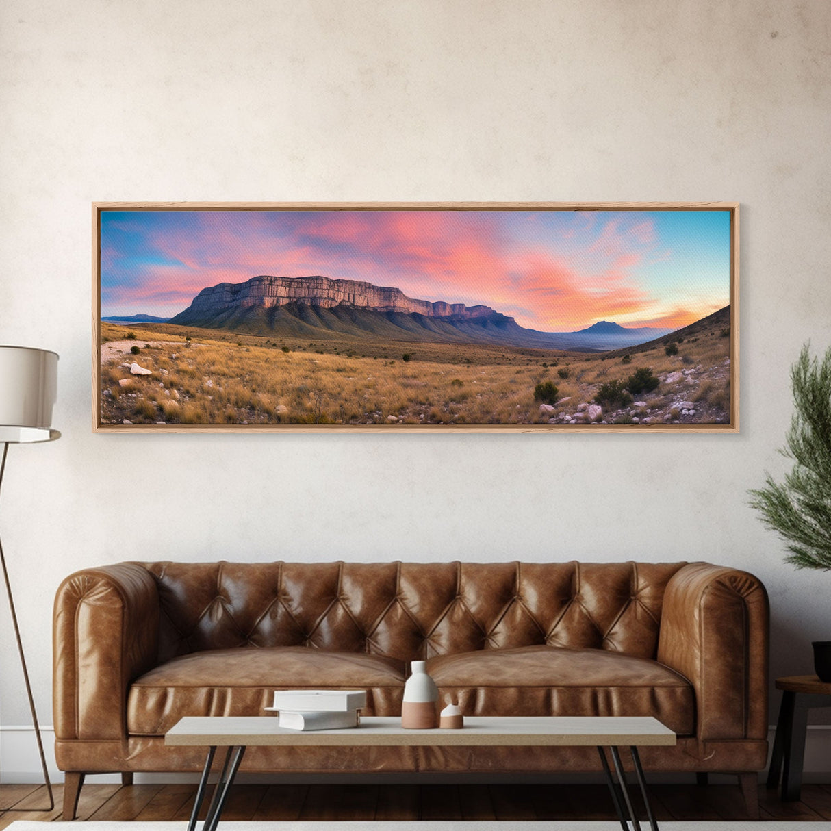 Panoramic of Guadalupe Mountains National Park, Extra Large Wall Art, Panoramic Wall Art, Panoramic Landscape Print, Landscape Photography