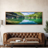 Panoramic of Hamilton Pool Texas, Extra Large Wall Art, Panoramic Wall Art, Panoramic Landscape Print, Landscape Photography