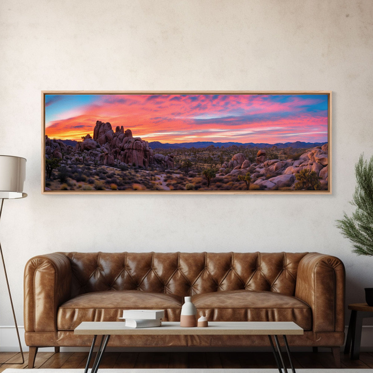 Panoramic Print of Joshua Tree National Park, Extra Large Wall Art, Panoramic Wall Art, Panoramic Landscape Print, Landscape Photography