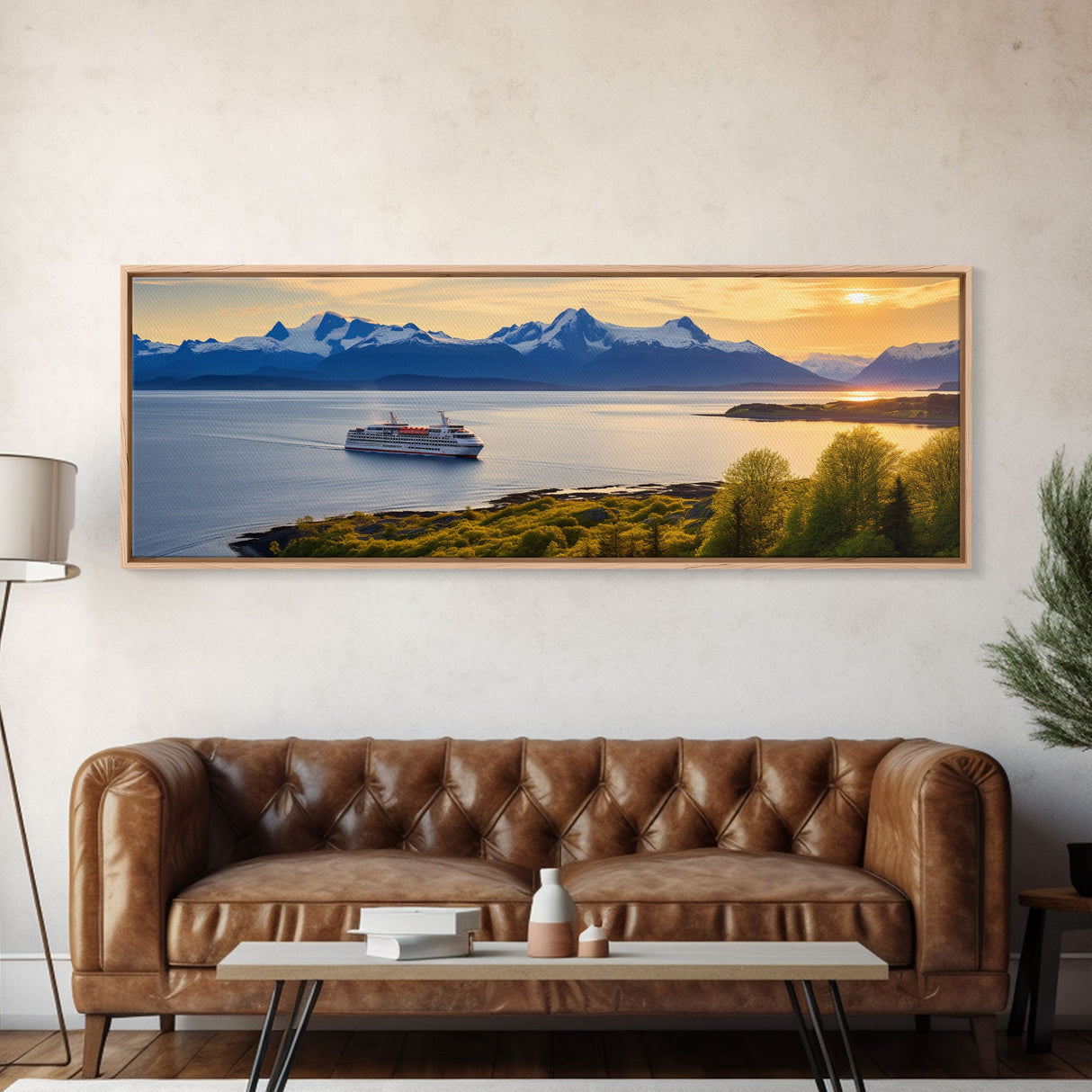 Panoramic Print of Katmai National Park, Extra Large Wall Art, Panoramic Wall Art, Panoramic Landscape Print, Landscape Photography