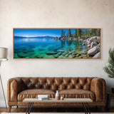 Panoramic Print of Lake Tahoe California, Extra Large Wall Art, Panoramic Wall Art, Panoramic Landscape Print, Landscape Photography