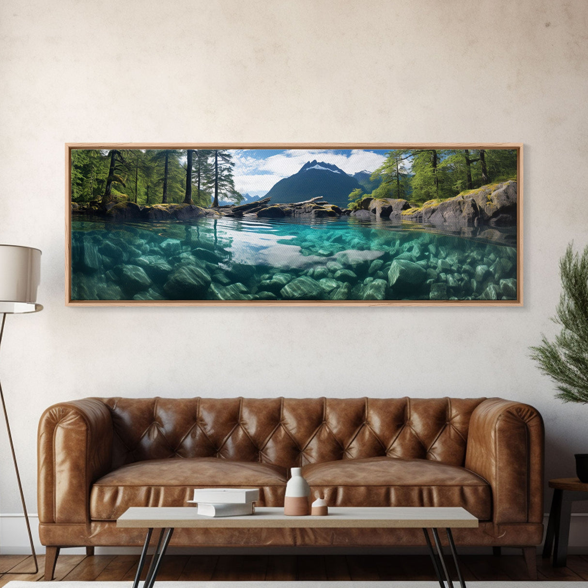 Panoramic Print of Mendenhall Glacier Extra Large Wall Art, Panoramic Wall Art, Panoramic Landscape Print, Landscape Photography