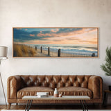 Panoramic Print of The Outer Banks, Beach Art, Extra Large Wall Art, Panoramic Wall Art, Panoramic Landscape Print, Landscape Photography