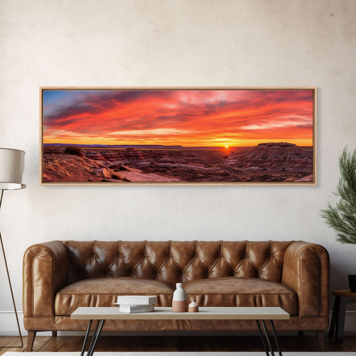 Panoramic of Petrified Forest National Park, Extra Large Wall Art, Panoramic Wall Art, Panoramic Print, Landscape Photography Landscape