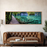 Panoramic Print of Plitvice Lakes Park Croatia Extra Large Wall Art, Panoramic Wall Art, Panoramic Landscape Print, Landscape Photography