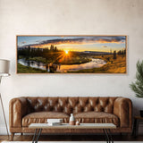 Panoramic Print of Yellowstone National Park, Extra Large Wall Art, Panoramic Wall Art, Panoramic Landscape Print, Landscape Photography