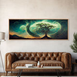 Tree Of Life, Abstract Trees Roots Nature Green Fine Art Print, Wall Art Print, Wall Décor, Wall Poster, Fantasy Art