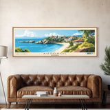 Ahtopol, Bulgaria Panoramic Beach Print, Vacation Gift, Bulgaria Wall Art, Beach Painting, Beach Decor, Beach Painting