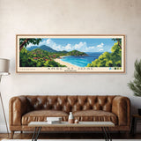 Anse St Jose, Seychelles Panoramic Print, Vacation Gift, Seychelles Wall Art, Beach Painting, Beach Decor, Beach Or Lakehouse Art