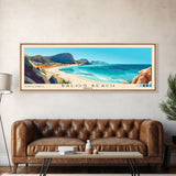 Balos Beach, Greece Panoramic Beach Print, Vacation Gift, Greece Wall Art, Beach Painting, Beach Decor, Beach Painting