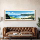 Coffee Bay, South Africa Panoramic Print, Vacation Gift, South Africa Wall Art, Beach Painting, Beach Decor, Beach Or Lakehouse Art