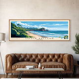 Costa Ballena, Costa Rica Panoramic Beach Print, Vacation Gift, Costa Rica Wall Art, Framed Canvas Print, Framed Beach Painting