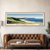 Grobust beach, Scotland Panoramic Beach Print, Vacation Gift, Scotland Wall Art, Beach Painting, Beach Decor, Beach Painting