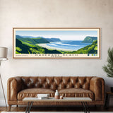 Karekare Beach, New Zealand Panoramic Print, Vacation Gift, New Zealand Wall Art, Beach Painting, Beach Decor, Large Wall Art, Wood Frame Art